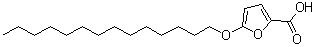 5-(Tetradecyloxy)-2-furancarboxylic acid molecular structure (CAS 54857-86-2)