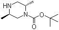 (2S,5R)-2,5-Dimethyl-1-piperazinecarboxylic acid tert-butyl ester molecular structure (CAS 548762-66-9)