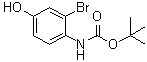 CAS # 548771-40-0, (2-Bromo-4-hydroxyphenyl)carbamic acid 1,1-dimethylethyl ester