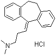structure of CAS# 549-18-8, Amitriptyline hydrochloride