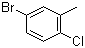 5-Bromo-2-chlorotoluene molecular structure (CAS 54932-72-8)