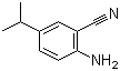 structure of CAS# 549488-76-8, 2-氨基-5-(1-甲基乙基)苯腈