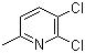 structure of CAS# 54957-86-7, 2,3-二氯-6-甲基吡啶