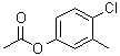 structure of CAS# 54963-43-8, 4-氯-3-甲基苯基乙酸酯