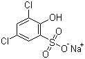 structure of CAS# 54970-72-8, 3,5-二氯-2-羟基苯磺酸钠