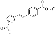 CAS # 54992-23-3, Sodium nifurstyrenate, 4-[2-(5-Nitro-2-furyl)vinyl]benzoic acid sodium salt