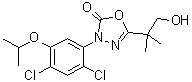 CAS # 54996-61-1, 3-[2,4-Dichloro-5-(1-methylethoxy)phenyl]-5-(2-hydroxy-1,1-dimethylethyl)-1,3,4-oxadiazol-2(3H)-one