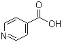 Isonicotinic acid molecular structure (CAS 55-22-1)