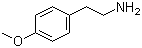 CAS # 55-81-2, 4-Methoxyphenethylamine, 2-(4-Methoxyphenyl)ethylamine, 4-Methoxy-2-phenylethylamine
