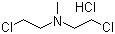 Chlormethine hydrochloride molecular structure (CAS 55-86-7)
