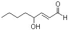 CAS # 55-88-9, trans-4-Hydroxy-2-octenal, (2E)-4-Hydroxy-2-octenal