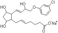 CAS # 55028-72-3, Cloprostenol sodium, Sodium [1alpha(Z),2beta(1E,3R*),3alpha,5alpha]-(+/-)-7-[2-[4-(3-chlorophenoxy)-3-hydroxybut-1-enyl]-3,5-dihydroxycyclopentyl]hept-5-enoate