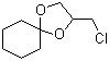 2-(Chloromethyl)-1,4-dioxaspiro[4.5]decane molecular structure (CAS 5503-32-2)