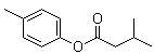 CAS # 55066-56-3, 3-Methylbutanoic acid 4-methylphenyl ester, Isovaleric acid p-tolyl ester, p-Cresyl isovalerate