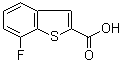 structure of CAS# 550998-67-9, 7-Fluorobenzo[b]thiophene-2-carboxylic acid
