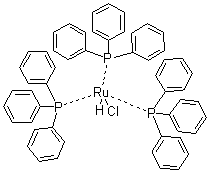 structure of CAS# 55102-19-7, Hydridotris(triphenylphosphine)ruthenium chloride
