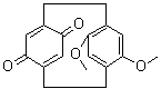CAS # 55122-59-3, 11,13-Dimethoxytricyclo[8.2.2.2(4,7)]hexadeca-4(16),6,10,12,13-pentaene-5,15-dione stereoisomer