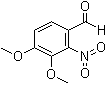 structure of CAS# 55149-84-3, 3,4-Dimethoxy-2-nitrobenzaldehyde