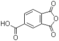CAS # 552-30-7, 1,2,4-Benzenetricarboxylic anhydride, Benzene-1,2,4-tricarboxylic anhydride, Trimellitic anhydride