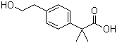 structure of CAS# 552301-45-8, 4-(2-羟基乙基)-alpha,alpha-二甲基苯乙酸