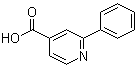 structure of CAS# 55240-51-2, 2-苯基吡啶-4-羧酸