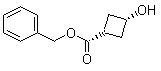 structure of CAS# 552849-32-8, Benzyl cis-3-hydroxycyclobutanecarboxylate