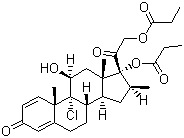structure of CAS# 5534-09-8, Beclomethasone dipropionate
