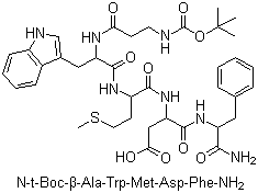 Pentagastrin molecular structure (CAS 5534-95-2)