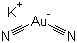 structure of CAS# 554-07-4, 氰金(I)酸钾