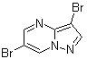 structure of CAS# 55405-68-0, 3,6-二溴吡唑并[1,5-a]嘧啶