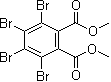 四溴邻苯二甲酸二甲酯分子结构 (CAS 55481-60-2)