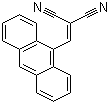 CAS # 55490-87-4, (9-Anthrylmethylene)malononitrile, (Anthracen-9-ylmethylidene)propanedinitrile, 2-(9-Anthrylmethylidene)malononitrile