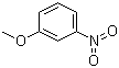 CAS # 555-03-3, 3-Nitroanisole, 1-Methoxy-3-nitrobenzene