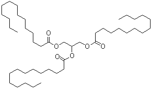 structure of CAS# 555-45-3, Trimyristin