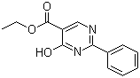 structure of CAS# 55613-22-4, 4-羟基-2-苯基-5-嘧啶羧酸乙酯