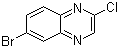 structure of CAS# 55687-02-0, 6-溴-2-氯喹喔啉