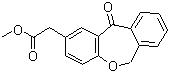 Methyl 6,11-dihydro-11-oxo-dibenz[b,e]oxepin-2-acetate molecular structure (CAS 55689-64-0)