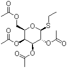 structure of CAS# 55722-49-1, Ethyl 1-thio-beta-D-galactopyranoside tetraacetate