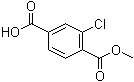 structure of CAS# 55737-77-4, 3-氯-4-甲氧羰基苯甲酸