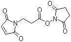 structure of CAS# 55750-62-4, 3-马来酰亚胺基丙酸羟基琥珀酰亚胺酯