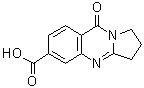structure of CAS# 55762-24-8, 1,2,3,9-四氢-9-氧代吡咯并[2,1-b]喹唑啉-6-羧酸