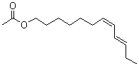 structure of CAS# 55774-32-8, (7Z,9E)-7,9-Dodecadien-1-yl acetate