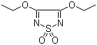 structure of CAS# 55904-84-2, 3,4-二乙氧基-1,2,5-噻二唑 1,1-二氧化物