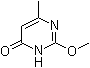 structure of CAS# 55996-28-6, 2-甲氧基-6-甲基-4(3H)-嘧啶酮