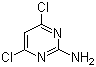 2-Amino-4,6-dichloropyrimidine molecular structure (CAS 56-05-3)