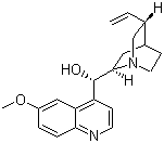 Quinidine molecular structure (CAS 56-54-2)