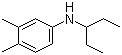 CAS # 56038-89-2, N-(1-Ethylpropyl)-3,4-dimethylaniline