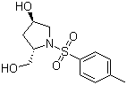 (2S,4R)-4-Hydroxy-1-[(4-methylphenyl)sulfonyl]pyrrolidine-2-methanol molecular structure (CAS 5605-46-9)