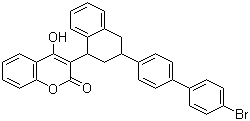 structure of CAS# 56073-10-0, 溴鼠灵