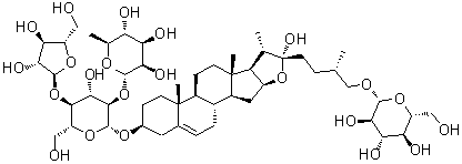 Parisaponin I molecular structure (CAS 561007-63-4)